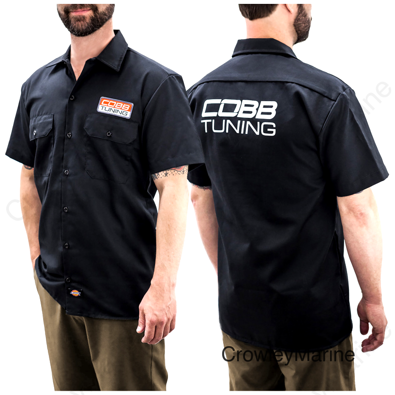 Cobb Dickies Work Shirt w/Embroidered Patch - Large