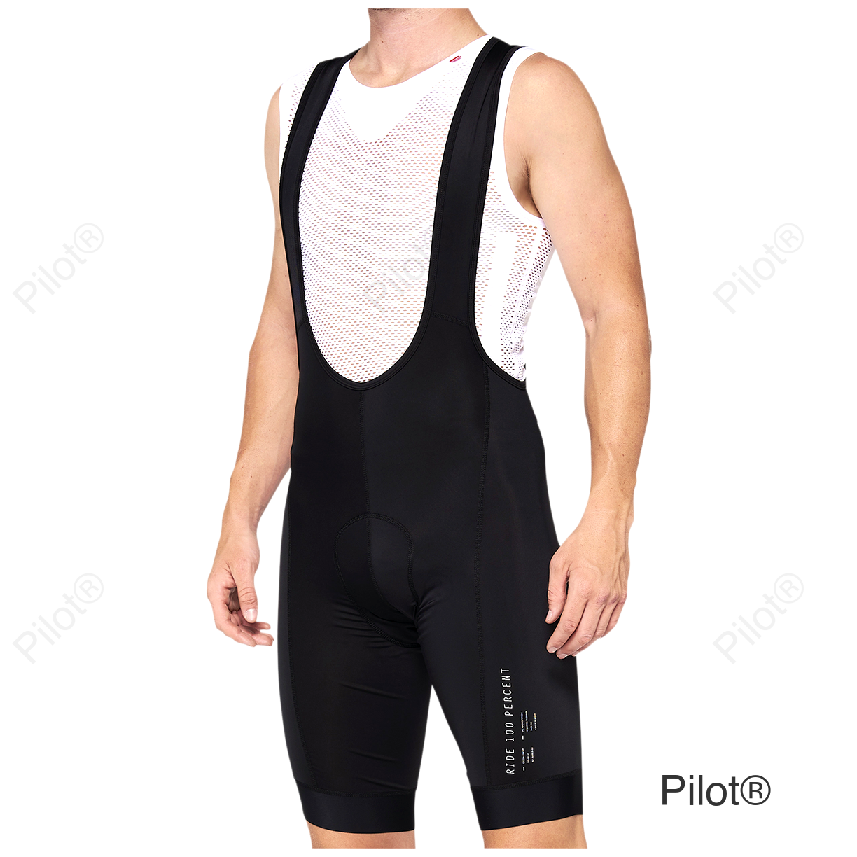 Exceeda Bib Shorts - Black/White - Large