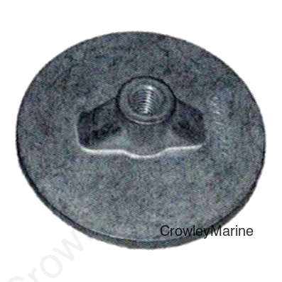 MERCRUISER FLAT PLATE ANODE ZINC OEM #7614Q5