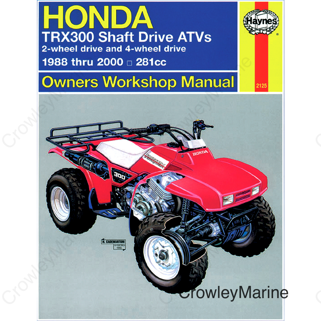 MANUAL HON TRX300