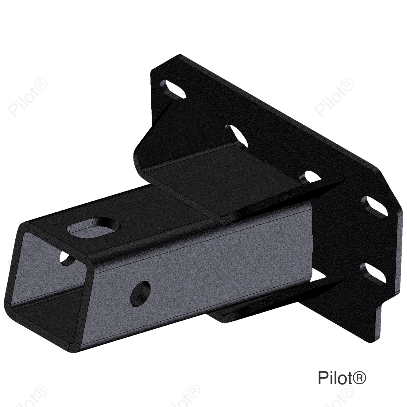 Hitch - Lower Front Receiver - 2" - Polaris/Bob Cat