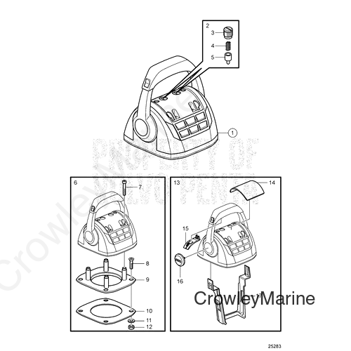 Control Lever(V2) - Volvo Penta (23062585)