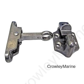 2" Aluminum Door Hold Back, Hook And Keeper (383402)
