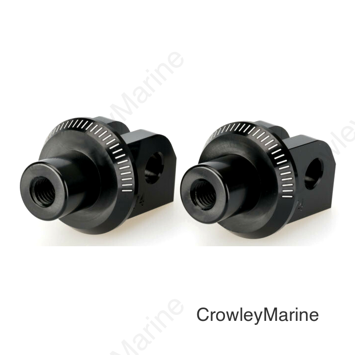 FOOTPEG ADAPTER BLACK YAM