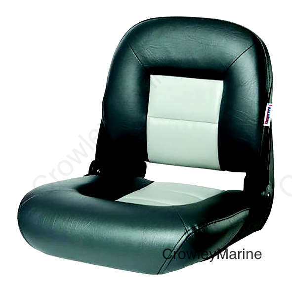 Tempress 54675 Navistyle™ Low-Back Boat Seat, Charcoal/Grey