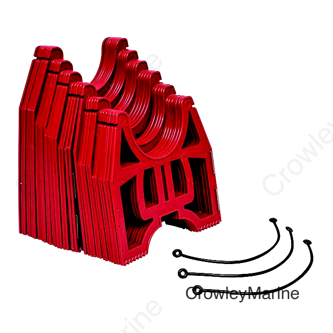 Valterra 10' Standard Slunky RV Drain Hose Support, Red