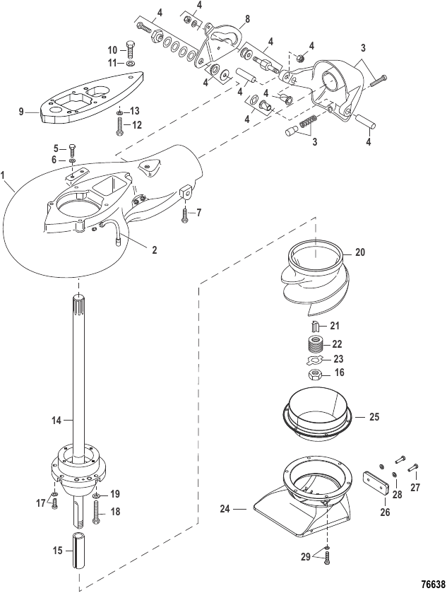 Serial Range Outboard 25 EFI (3 CYL.)(4-STROKE) - 1R154758 & Up - Jet Unit