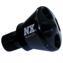 Nitrous Express 4 Port Micro Showerhead Distribution Block - Black thumbnail-0