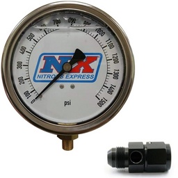 Nitrous Express Nitrous Pressure Gauge 4in-High Accuracy 8AN thumbnail-2