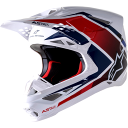Supertech M10 Helmet - Meta 2 - MIPS® - White/Red/Blue - 2XL thumbnail-1