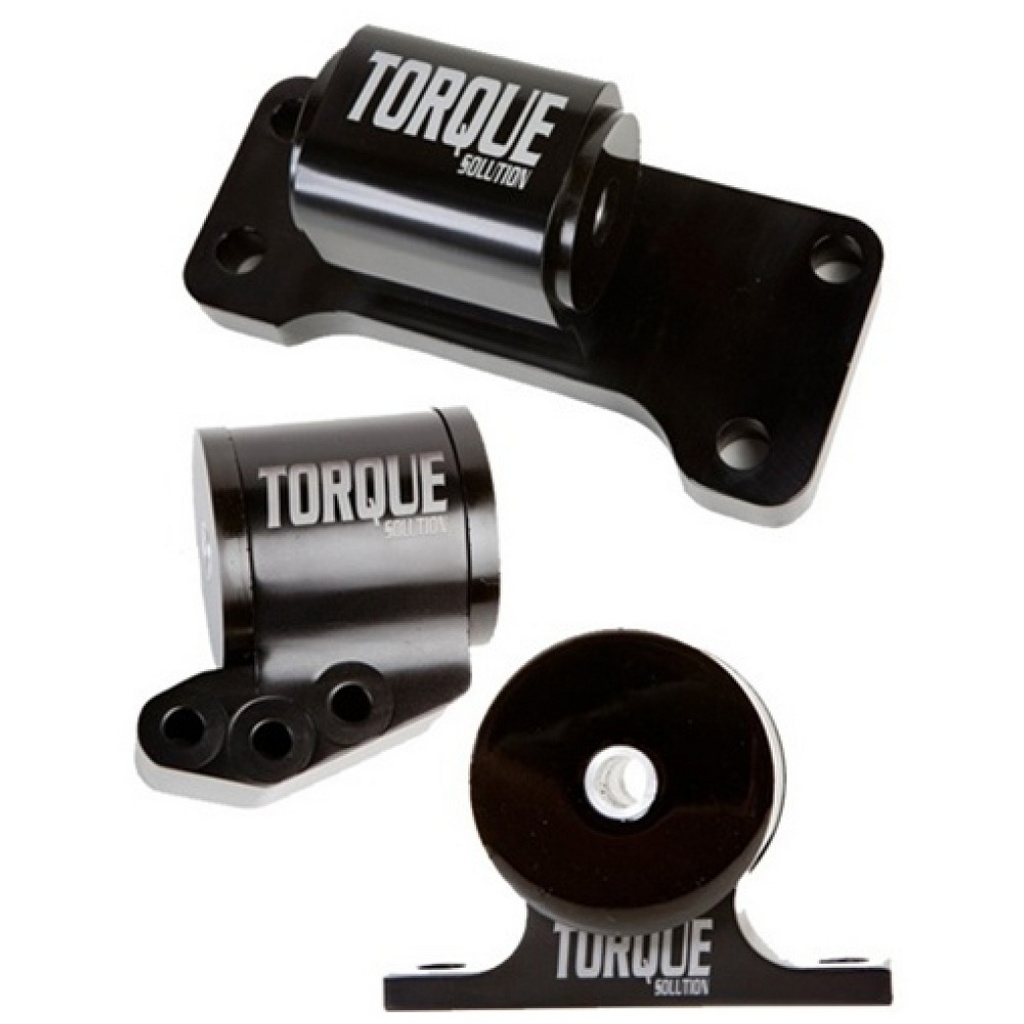 Torque Solution Billet Aluminum 3 piece Engine Mount Kit: Mitsubishi Evolution VII-IX 2001-2006