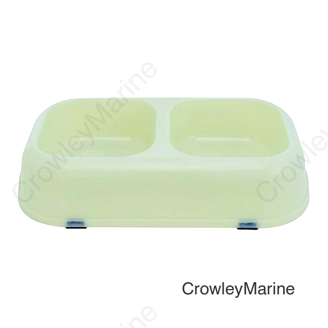 Valterra A102005 Glow-In-The-Dark Dog Twin Pet Bowl, Medium