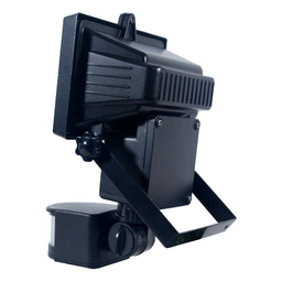 60 Integrated LED Black Outdoor Solar Powered Motion Activated Security Flood Light (22050) thumbnail-1