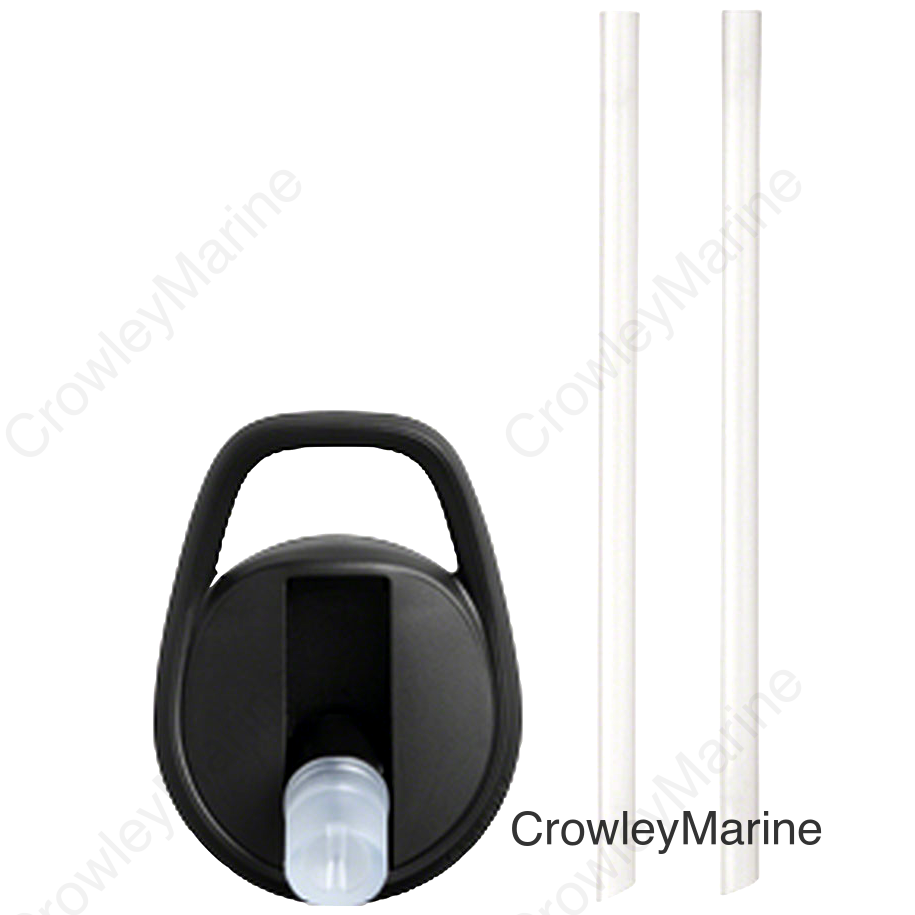 Camelbak eddy+ Water Bottle Replacement Cap and Straw Black