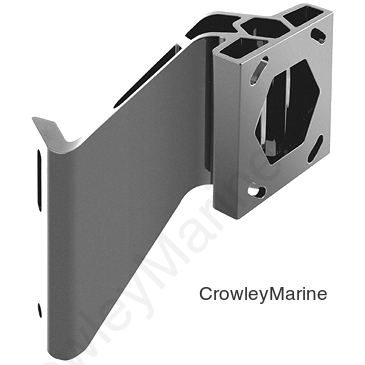 6" Rise, 2" Setback, Starboard, White