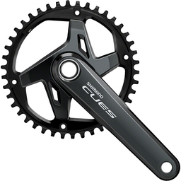 Shimano CUES FC-U8000-1 Crankset - 170mm 9/10/11-Speed 42t Asymmetric 96 BCD Hollowtech II Black