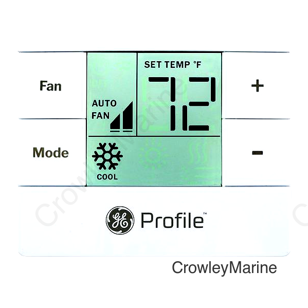 GE RGRWT2W Single Zone Wall Thermostat-S Series, White