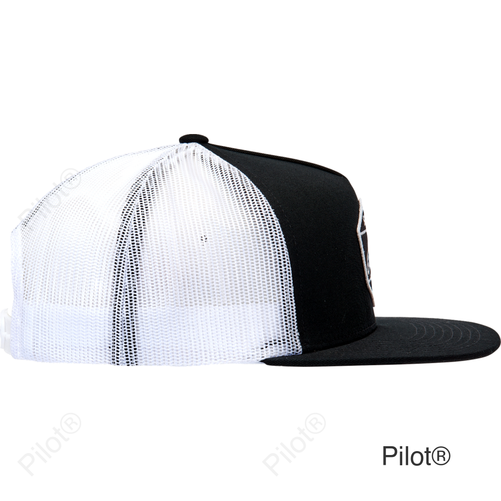 Bolt Trucker Hat - Black/White - One Size