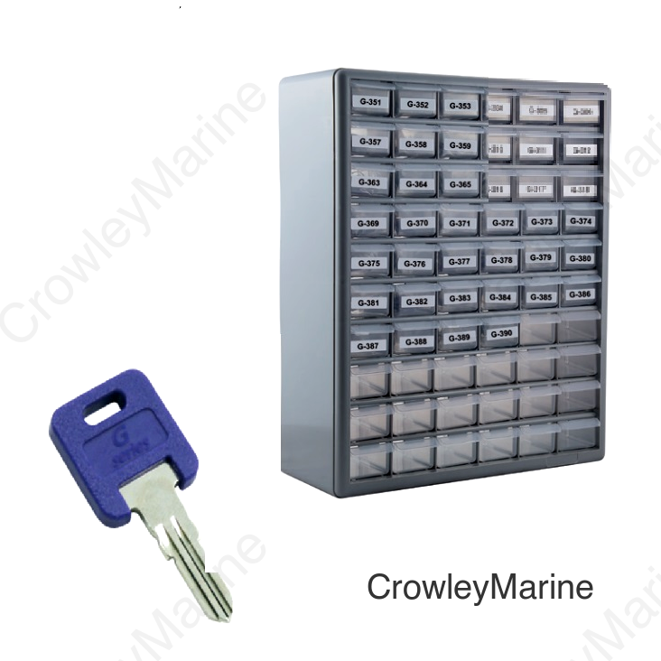 G-SERIES KEY CABINET W/DRAWERS