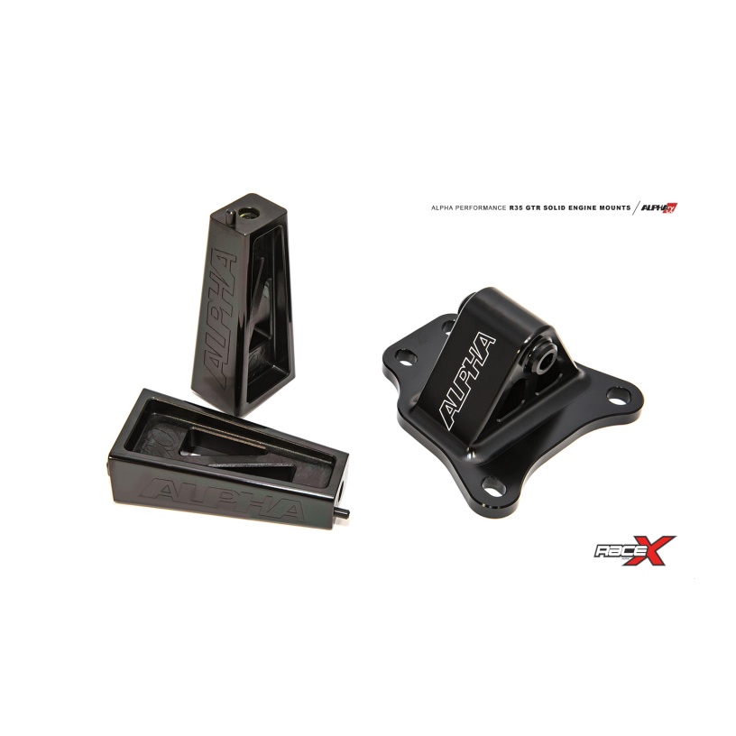 AMS Performance 2009+ Nissan GT-R R35 Alpha Race X Solid Motor Mounts
