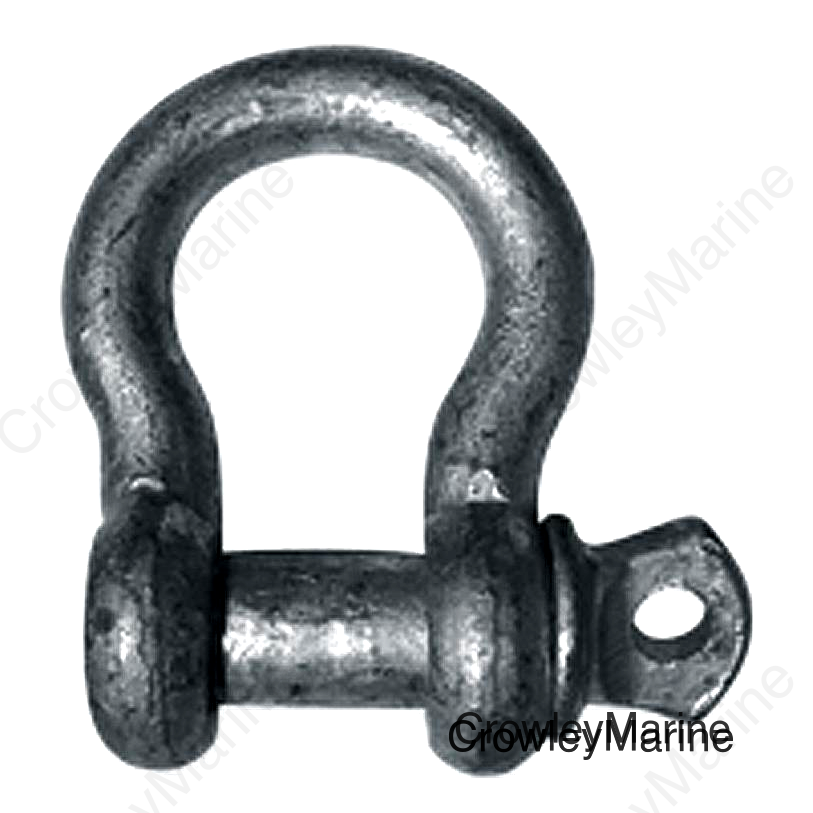 SHACKLE IMPORTED LR GALV 1/4IN