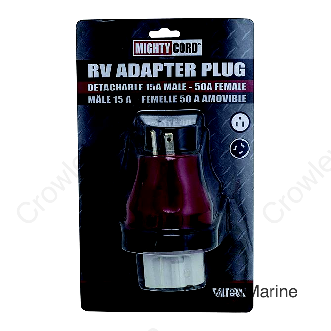 Valterra Mighty Cord RV Electrical Adapter Plug & Locking Ring