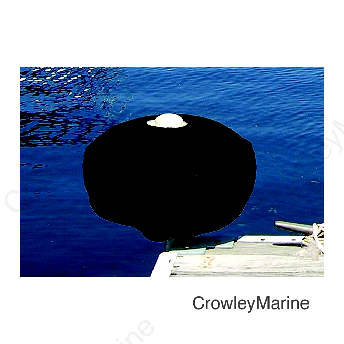 Taylor Acrylic Dock Wheel Covers, 12" Black