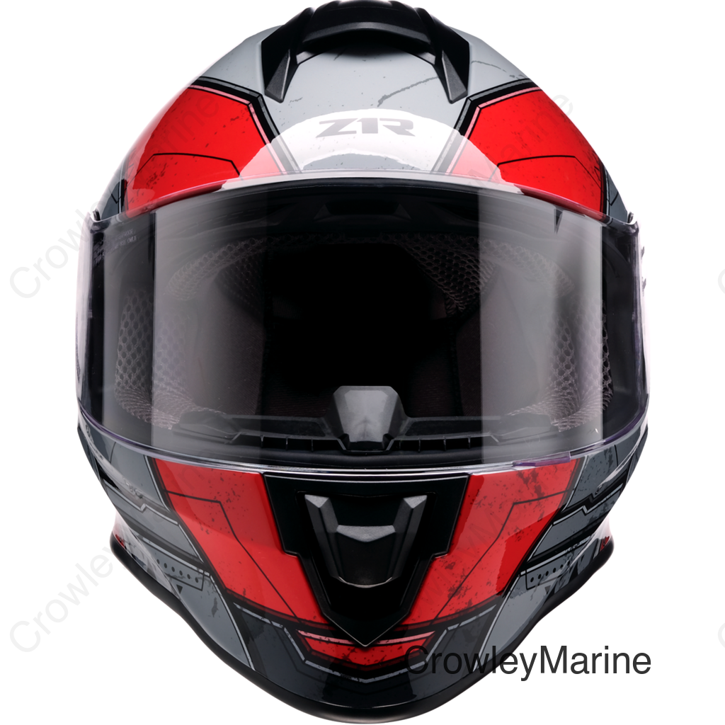 HELMET YTH WARRANT SENTINEL BK/RD SM