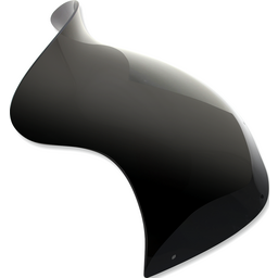 Spoiler Windshield - 10" - Dark Smoke - '98-'13 FLTR thumbnail-0