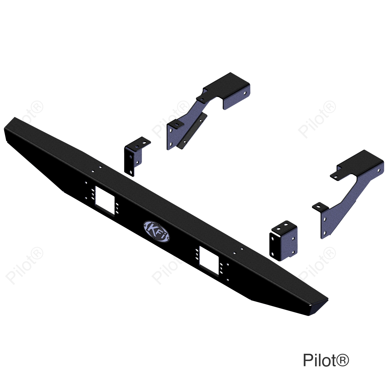 Rear Bumper - Polaris Mid Size Ranger