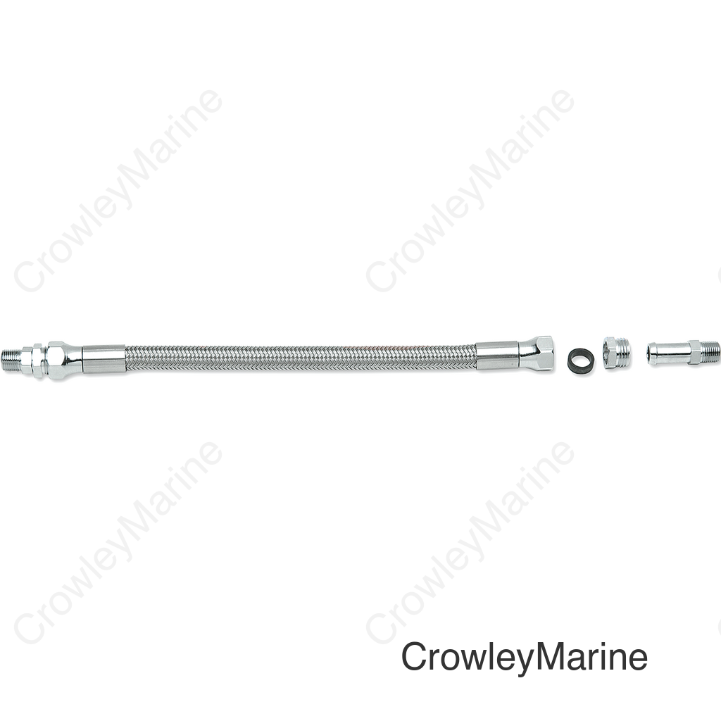 12"SS OIL LINE W/FITTINGS