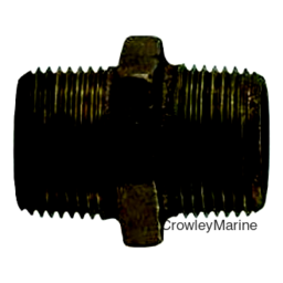 1 1/4 BRZ HEX NIPPLE