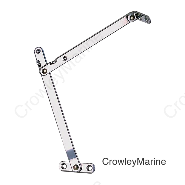Hinge Hatch 12" Chrome 1Pr/C