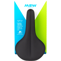MSW SDL-165 Hustle Performance Saddle - Chromoly Black