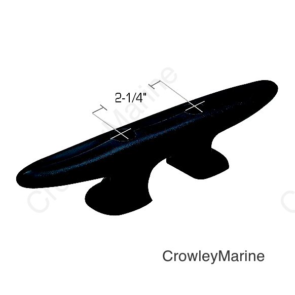 Nylon Cleat-8 -Black-(Bulk)
