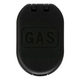 Seachoice Deck Mount Gas Fill Plate w/ Vent, Hinged Flip-Top, Molded Black Plastic thumbnail-4