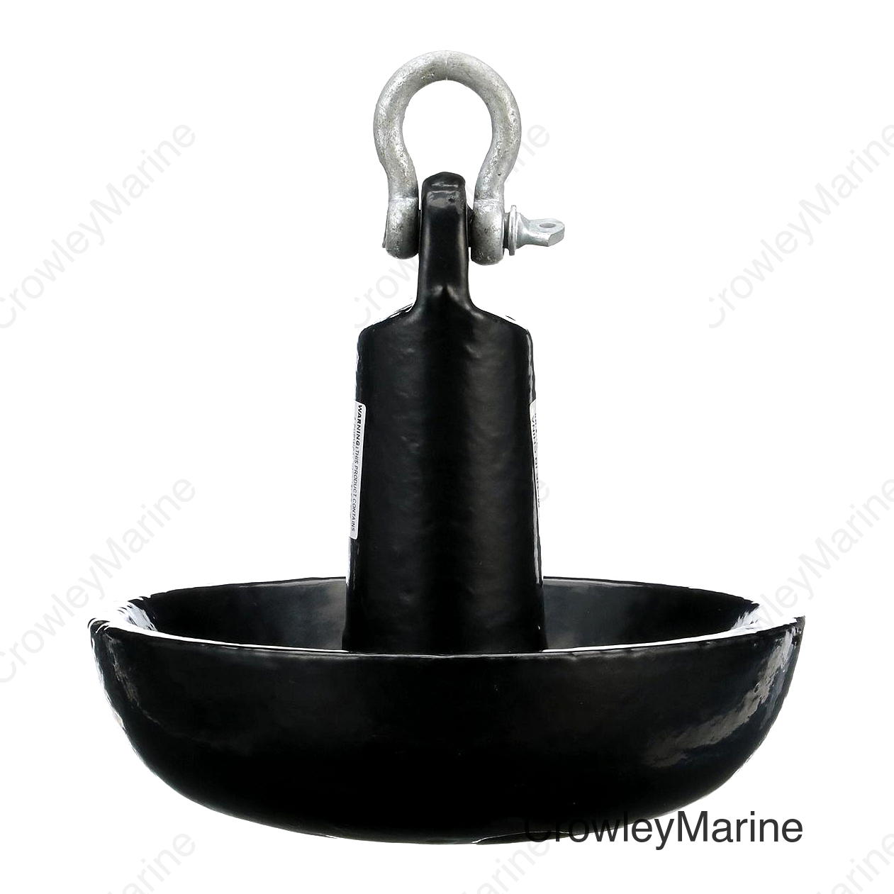 Seachoice Mushroom Anchor, Vinyl Coated Cast Iron, Black, 20 Lbs., Boats Up to 24 Ft. Long