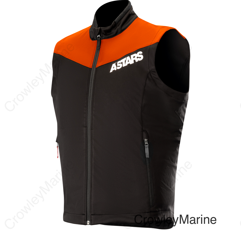 SESSION RACE VEST ORANGE FLUO/ BLACK LG