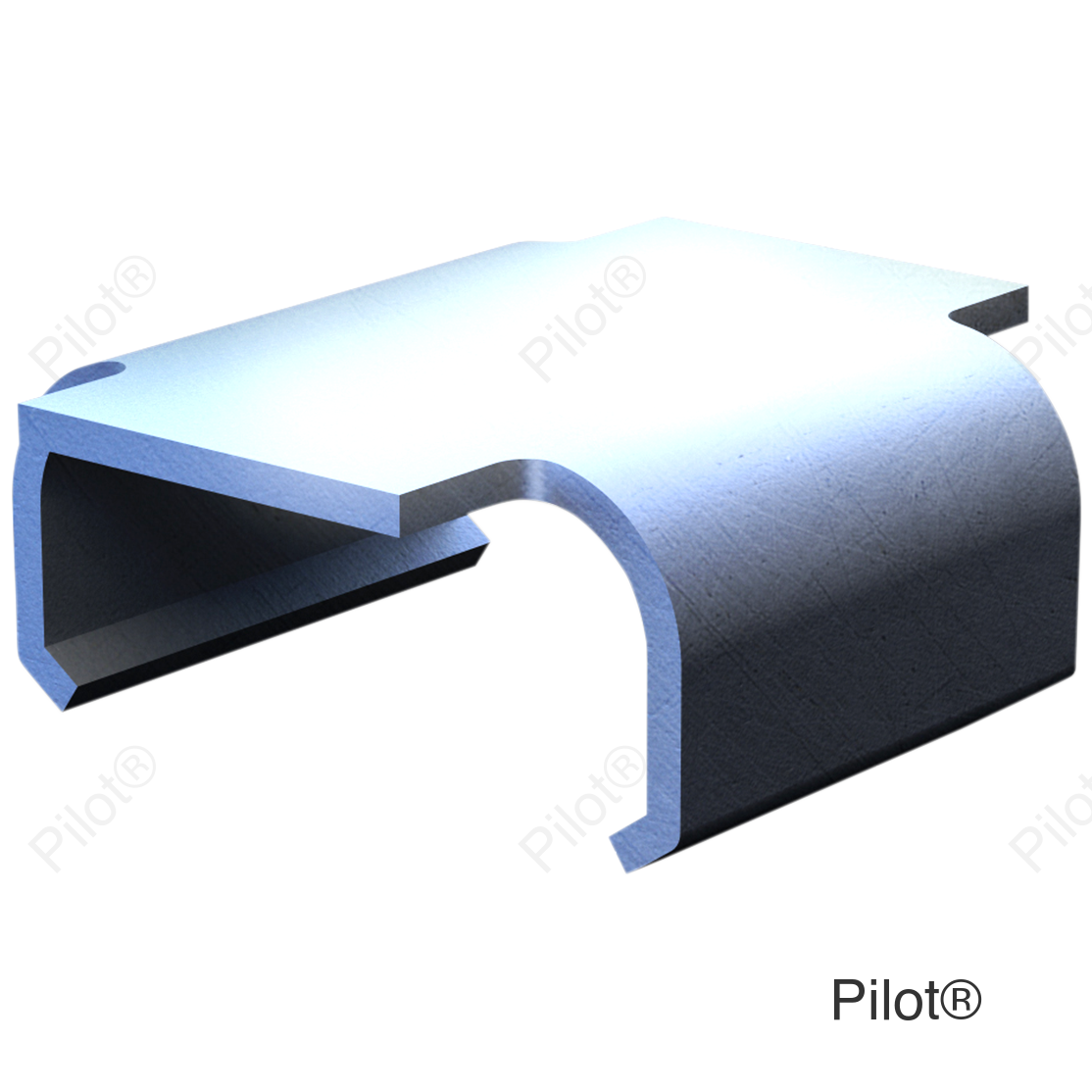 Flat Track Clips - 1.536" Total Length - 10 Pack