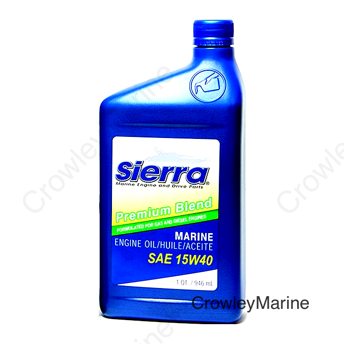 Sierra 95544 Premium Blend Heavy Duty Engine Oil 15W-40, 5 Qt., 4/case