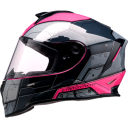 HELMET YTH WARRANT SENTINEL BK/PK MD thumbnail-2