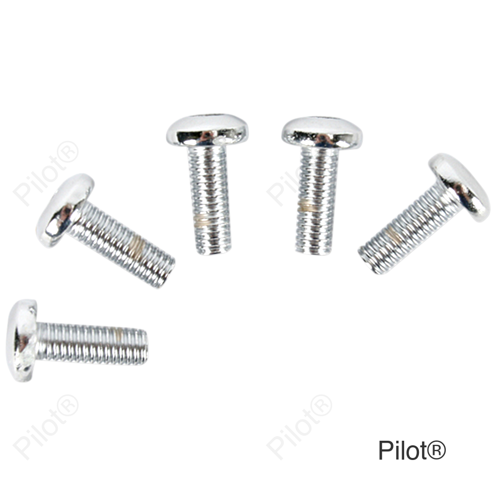 Rotor Bolt Set - Cast - Chrome