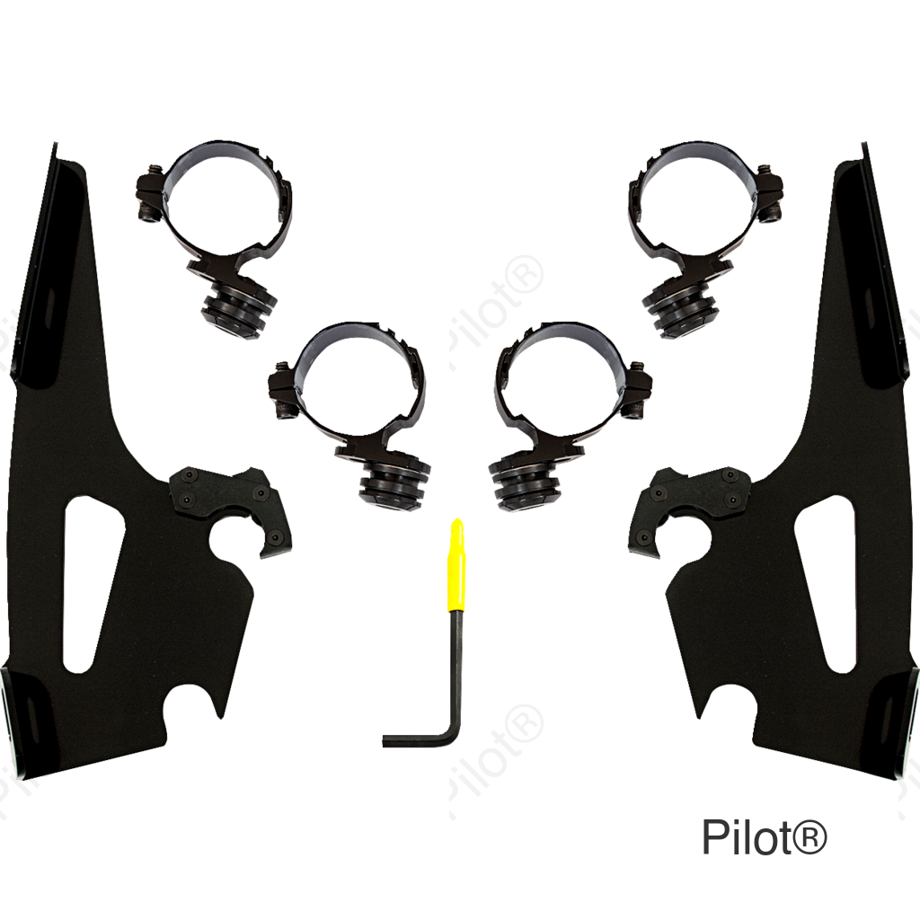 Batwing Mounting Kit - Black - Honda