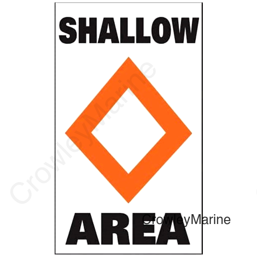 SURMARK LABEL- SHALLOW AREA (46171)