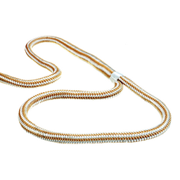 Seachoice Double-Braid Nylon Dock Line w/ Eye Splice, Pre-Shrunk, Heat Stabilized, 5/8 In. X 20 Ft., Gold White thumbnail-0