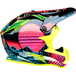 HELMET VAPORWAVE FI YTH BK/PK/YL SM thumbnail-2