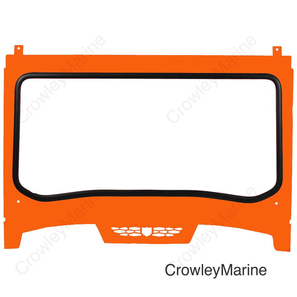 ASYLUM FRONT WINDSHIELD W/PCKT ORANGE MADNESS