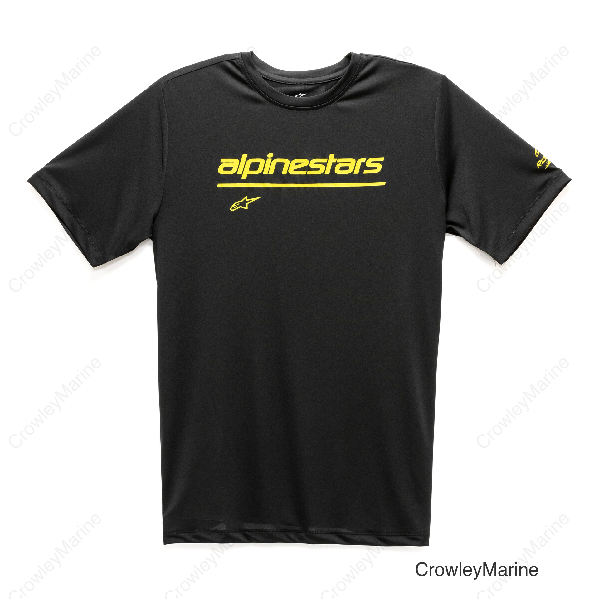 TECH LINE UP PERFORMACE TEE BLACK XL