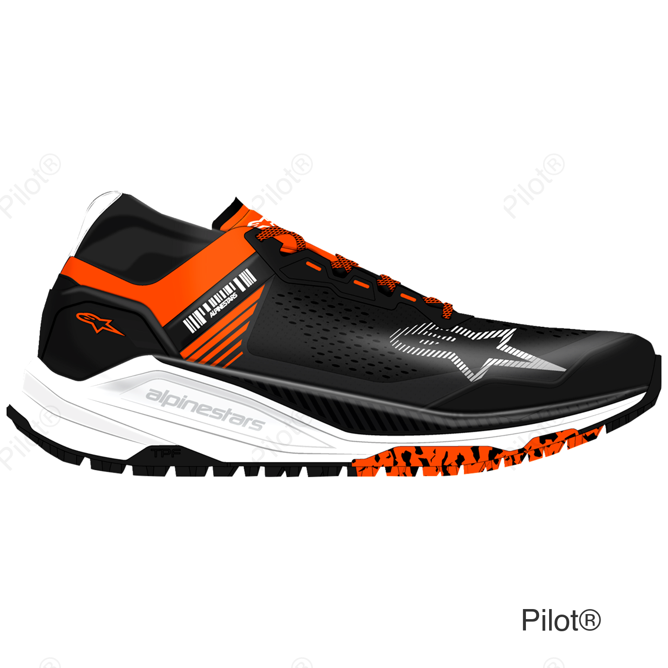 Meta XR v2 Shoes - Black/Orange/White - US 9