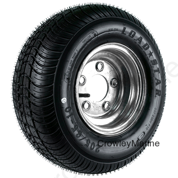 205/65-10"; 5-Hole Solid Rim; Load Range E
